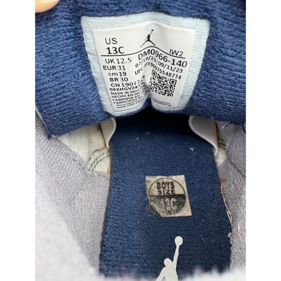 Nike Air Jordon 3 Retro Midnight Navy Sneakers Size Kids 13C - Picture 5 of 9